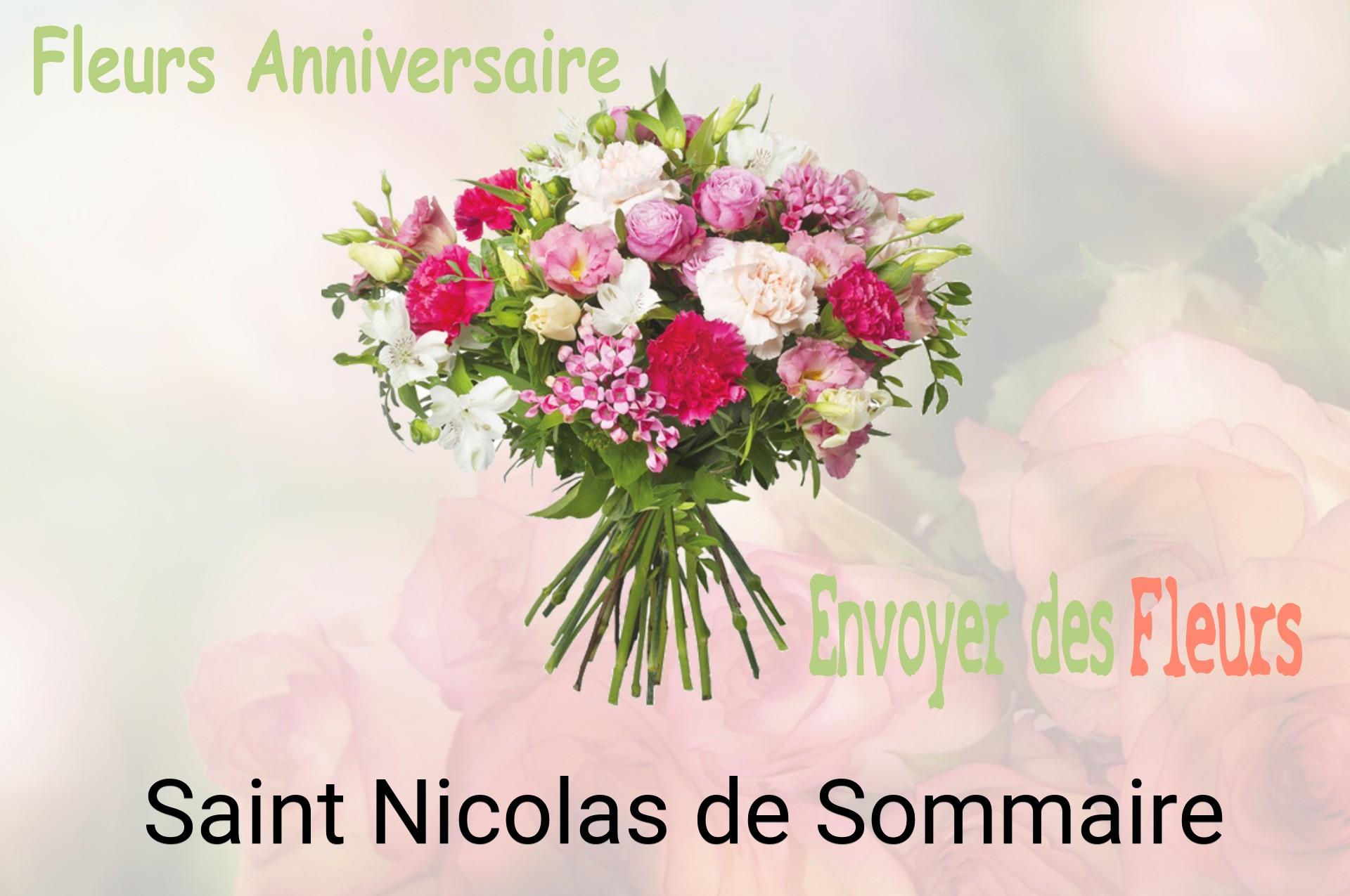 Bouquet de fleurs d’anniversaire livré à Saint-Nicolas-de-Sommaire